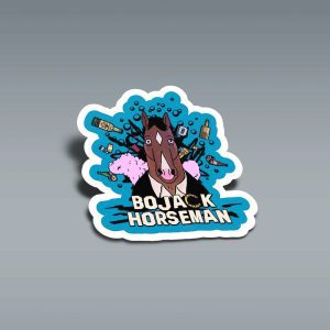 استیکر برچسب طرح انیمیشن بوجک هورسمن - Bojack Horseman