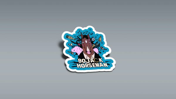 استیکر برچسب طرح انیمیشن بوجک هورسمن - Bojack Horseman